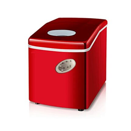 LUKEO Ice Maker Commercial Milk Tea Shop Small Household Mini Table Bar Round Ice Making Machine