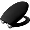 Bemis 4100ZCLT047 Phoenix Toilet Seat, Black