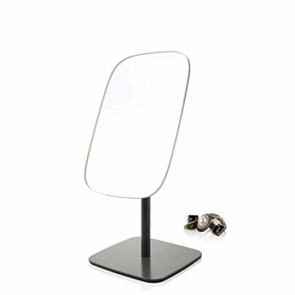 QUANJJ Makeup Desktop Desktop Princess Retro Makeup Metal Shatter-proof Dressing