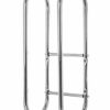 Wall Mounted Towel Rail Bathroom Storage Rail Modern Decorative Metal Wall Mount Towel Rack Organizer for Storage of Bathroom Towels Chrome/Steel