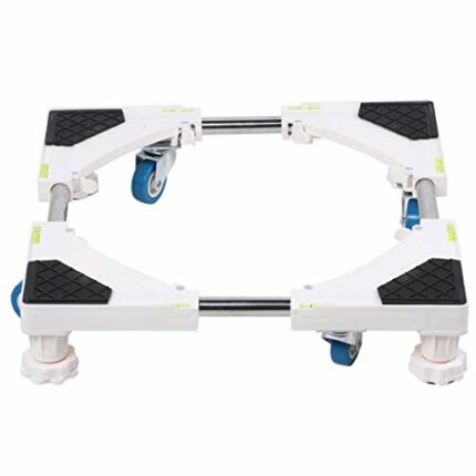 JJZXD 4 Feet with 4 Universal Wheels Washing Machine Base Stand Holder for Automatic Washing Machine Tool