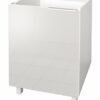 Berlioz Creations CP4BB One door kitchen base cabinet High Gloss White 40 x 52 x 83 cm