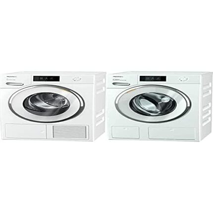 Miele TWR 780 WP 9 kg Tumble Dryer with WSR863 Freestanding Washing Machine