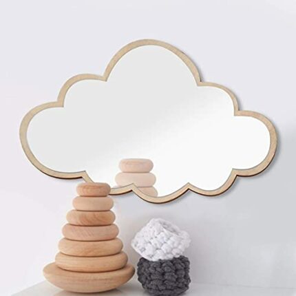 Daytesy Cloud Shape Mirror - Nordic Acrylic Decorative Mirror Kids Room Mirror Kid Bedroom Nursery Decoration Home Children Room Decoration(#Clou