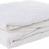 Cuddledown 100% Pure Cotton Quilted Mattress Protector - Anti-Allergy, Machine Washable (Cot Size 60x120cm)