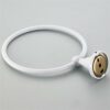 Vintage Towel Ring Bathroom Hardware Towel Rack Round Simple Towel Ring Towel Hanging Ring Bathroom Accessories