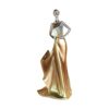European Nordic Style Wine Rack Folding Fan Beauty Girl Statue Resin Figurines Champagne Bottle Holder Desktop Decor Resin Wine Rack