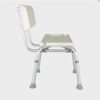 Bath Stools,Shower Stool Bath Chair Bathroom Seat - Lightweight Aluminum - Portable - with Backrest - Height Adjustable for The Elderly with Disa