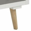 AC Design Furniture 63374 suwen Multi Drawer Chest, Pine Legs, Clear Coat, Set of 11, White