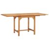 vidaXL Solid Teak Wood Garden Dining Set 5 Piece Furniture Table and Chair Outdoor Garden Patio Wooden Dinner Breakfast Chair Desk