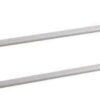 Bathroom Space Aluminum Wall Towel Rack Bathroom Towel Rack Shelf Storage Rack Single Rod Bathroom Shower Rack (Gold + White) Tower Hanger/80Cm