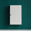 Bath Vida Priano Bathroom Cabinet Single Wall Mounted Storage Cupboard Shelf, White
