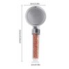 SHOPTOP® Shower Head High Pressure 3 Modes Adjustable Showerheads for Hard & Low Water Pressure with Replaceable Filter Contains Purifying Filtra