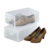 WENKO Storage Box for Shoes-Set of 2, Polypropylene, 34 x 13 x 21 cm