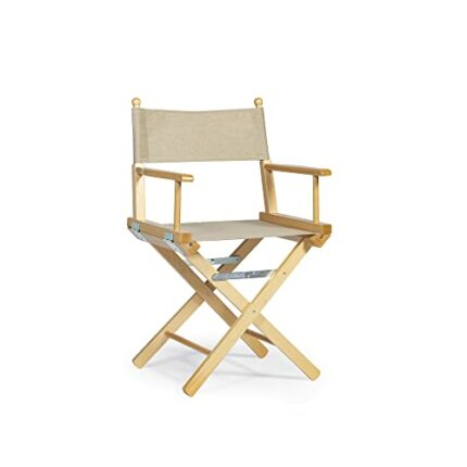 Telami – Director’s Chair – Collection Recycled – Foldable and Light - Oat Colour – Natural Frame - Made in Italy – Outdoor Furniture, Garden Cha