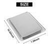 Aywndgdj Stainless Steel Garbage Flap Lid Trash Bin Cover Flush Built-in Balance Swing Flap Garbage Lid for Kitchen Counter Top B