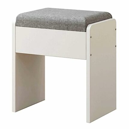 EYHLKM Vanity Stool Bedroom Makeup Vanity Bench Piano Seat with Upholstered Seat