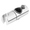 Nicoone Hand Shower Bracket,Adjustable ABS Shower Rail Head Slider Clamp Holder Bracket for a Standard 19mm Round Shower Riser Rail