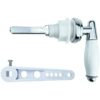 Toilet Flush Handle Replace Universal Fit Toilet Flush System Kirsite Toilet Cistern Flush Parts for Toilet Wc Cistern Tank