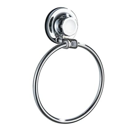 HIGOH Towel Racks, Bath Towel Holder,Bathroom Hand Towel,Wall Mounted Towel,Round Hanger Towel Holder Rack,Hanging Towel Bar,Bathroom Accessories