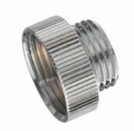 Shower Hose Reducer Chrome Plated Metal Adapter 3/4 FL To 1/2 ML