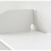 TEEbooks Bookshelf - Set of 2 shelves - Steel - White - 45 x15 x 25 cm - For large format books, comics, art books