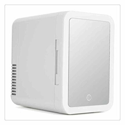 Hbao 4L Mini Cosmetics Refrigerator Cooling Heating Freezer with Makeup Mirror Skin Care Products Constant Temperature Preservation