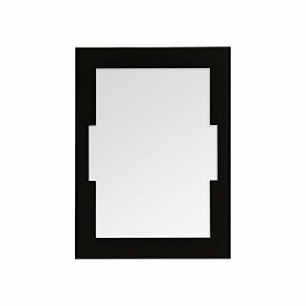 Premier Housewares Osaka Wall Mirror, MDF, Black, 2 x 80 x 60 cm