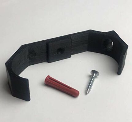 Google Home Mini Wall Bracket 2 Leg : BLACK (Can be hidden under shelves/cabinets etc)