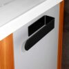 BangShou Towel Rail Holder, Bathroom Hand Towel Rack Self-Adhesive for Tea/Bath Towel, Small Stainless Steel Towel Hanger for Kitchen& Over door