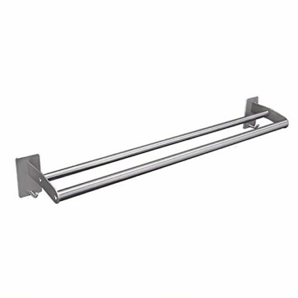 Towel Rack 304 Stainless Steel Towel Bar Rail Wall Mounted Rust Proof Self Adhesive Mounting Towel Holder No Drilling Towel Hanger for Bathroom o