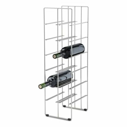 Blomus 68486 Pilare Wine Shelf for 12 Bottles, Silver