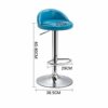 DINGZZ Home furniture leather vintage barstool chairs metal high bar stool chair