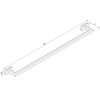Agua Accessories Towel Rails Wall Mounted 66cm, Solid Brass Towel Rack Hanging Cloths for Bathroom, Chrome Kitchen Towel Holder Bar is Hand Towel