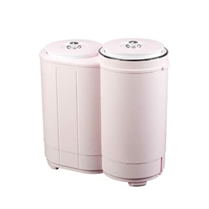 Hbao Household Portable Washing Machine Semi-automatic Portable Washer And Dryer Machine (Color : Pink, Size