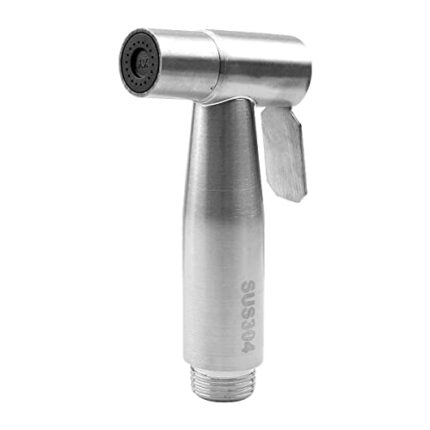 Jagowa Hand Held Bidet Head Sprayer Stainless Steel Toilet Bidet Sprayer Bathroom Shower Bidet Tap Cloth Diaper Washer Portable Toilet Cleaning