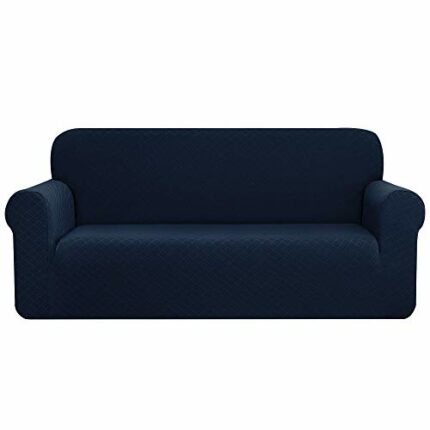 CHUN YI 1 Piece Rhombus Sofa Covers Stretch Fabric Settee cover Furniture Protector for Loveseat, 2 seater Sofa Slipcover for Living Room, Polyes