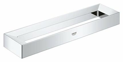 GROHE Selection Cube Bathroom Accessories Towel Ring 40766000, Silver