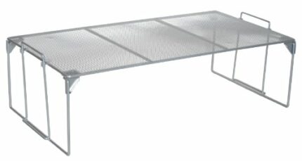 Zeller 17758 57 x 30.5 x 16.5 cm Shoe Shelf Stackable Mesh