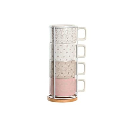 DKD Home Decor Coffee Cup Set, Estándar
