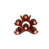ZYZMH European Style Solid Wood Wine Rack Decoration Living Room 6 Bottle Decorative Tabletop Wine Bottle Holder