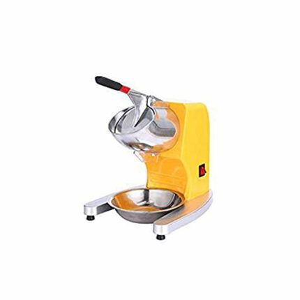 SBSNH Counter Top Ice Machine New Compact Model Stainless Steel Snow Cone Maker for Ice Cream Cold Drinks Fruit Dessert Household Commercial