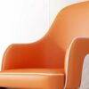 dining chair Kitchen Dining Room Furniture Chairs Living Room Armchairs Modern Leather High Back Padded Soft Seat Dining Chairs with Metal Legs,K