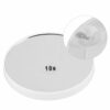 Vanity Makeup Mirror Tabletop Cosmetic Mirror 10x Magnification Magnifying Magnified Vanity Mirror Portable Makeup Beauty Tool for Home Bathrom