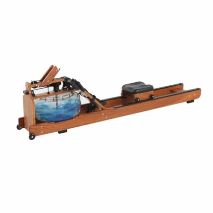 Wooden Water Rowing Machine For Home Use Rower Machine Cardio Equipment 330lbs Weight Capacity Equipped With LCD Monitor, Tablet Holder (Color :