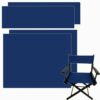 TBACW 2 Set (4pcs) Directors Chair Canvas Replacement Covers Kit for Directors Chairs,Movie Chair Replacement Canvas Seat and Back Oxford Cloth C
