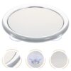 Uonlytech Magnifying Makeup Mirror with 3 Suction Cups, 20x Magnifying Mirror Magnifying Cosmetic Mirror White Frame for Travel Home Makeup
