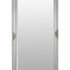 Barcelona Trading Kingsbury Large Classic Style Shabby Chic Frame Leaner/Wall Mirror-74cm (29") by 161cm (63.5"), Silver