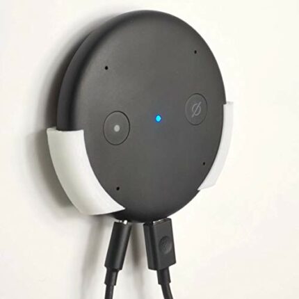 Echo Input Wall Bracket Wall Mount - STICK ON (White)