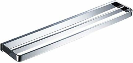 KNOXC Towel Racks,Towel Bar Double Towel Bar Wall Mounted Brass Polished Finish Bathroom Rack for Bathroom or Kitchen Towel Rack